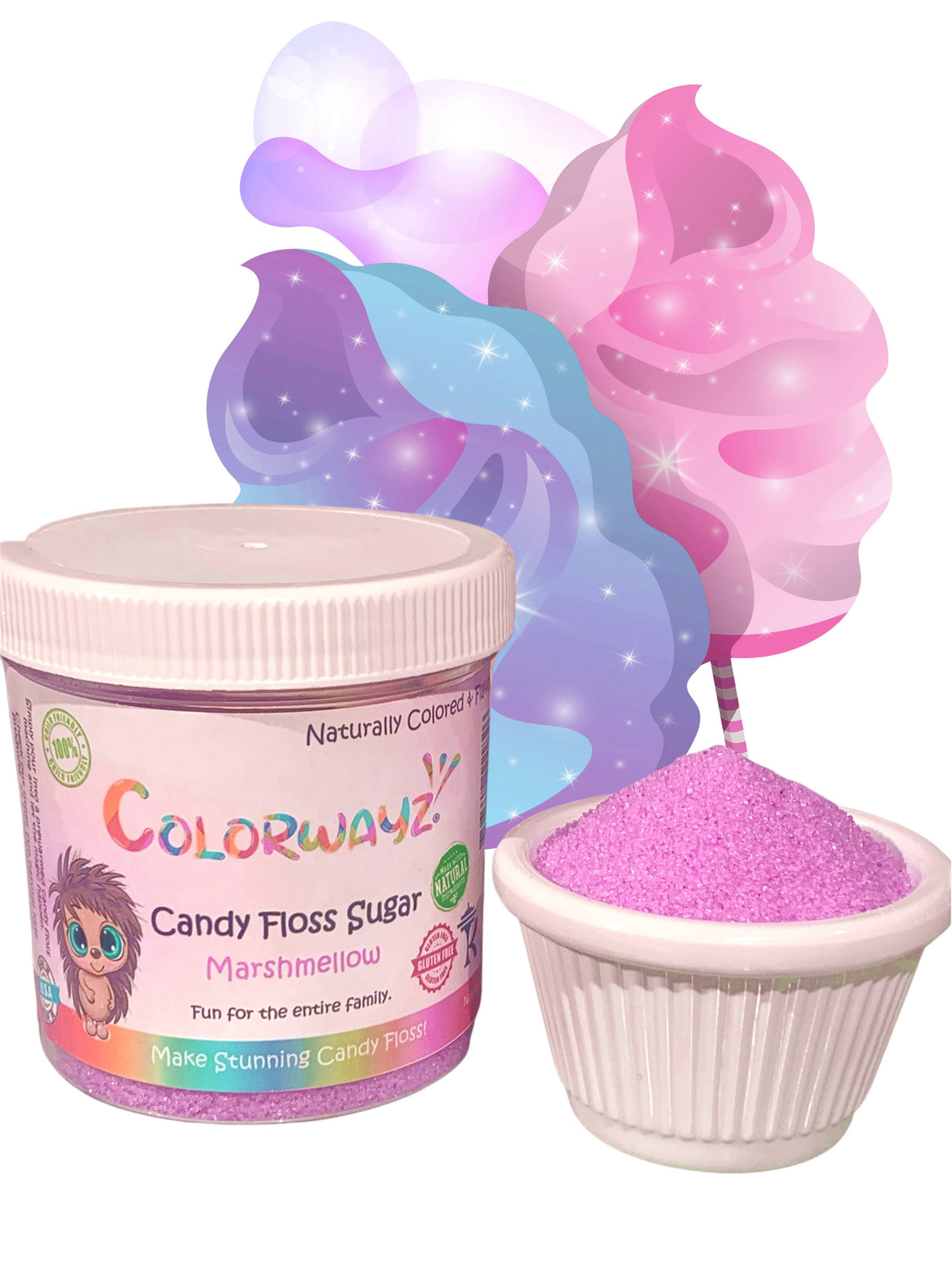 Sugar, Cotton Candy, Marshmellow,6 - 5 OUNCE