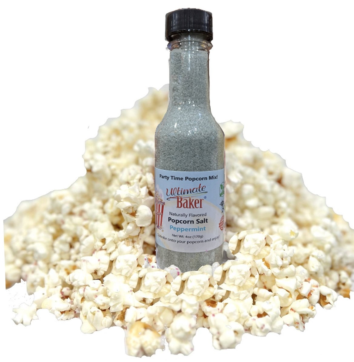 Salt, Popcorn, Peppermint,6 - 4 OUNCE