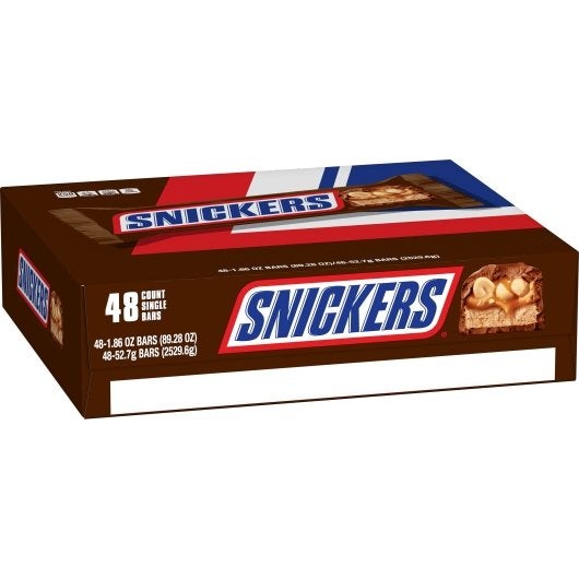 Candy Bar, Chocolate-Covered,48 - 1.86 OUNCE
