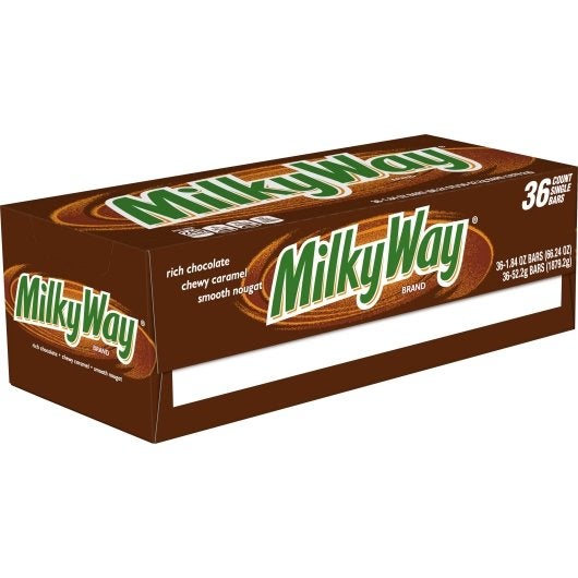 Candy Bar, Chocolate-Covered,36 - 1.84 OUNCE