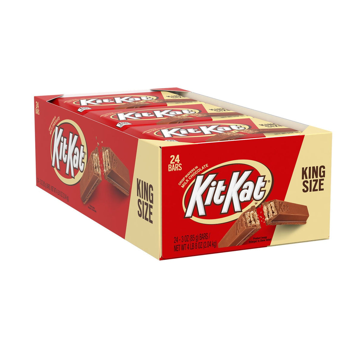 Candy Bars, Milk Chocolate, Crispy Wafer, King Size,24 - 3 OUNCE