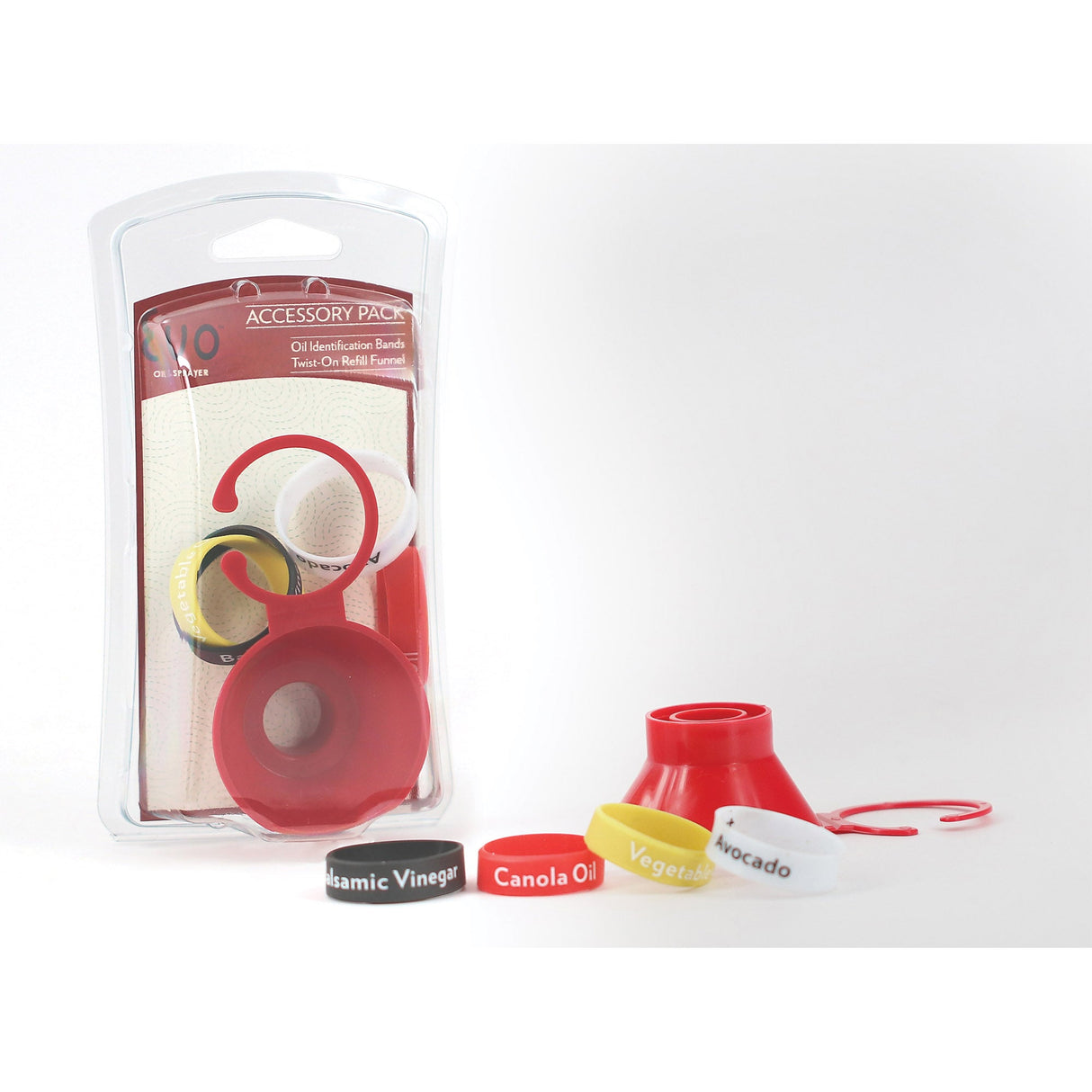 Flavor Bands, Assorted Oil, with Plastic Twist On Funnel,1 - 1 EACH