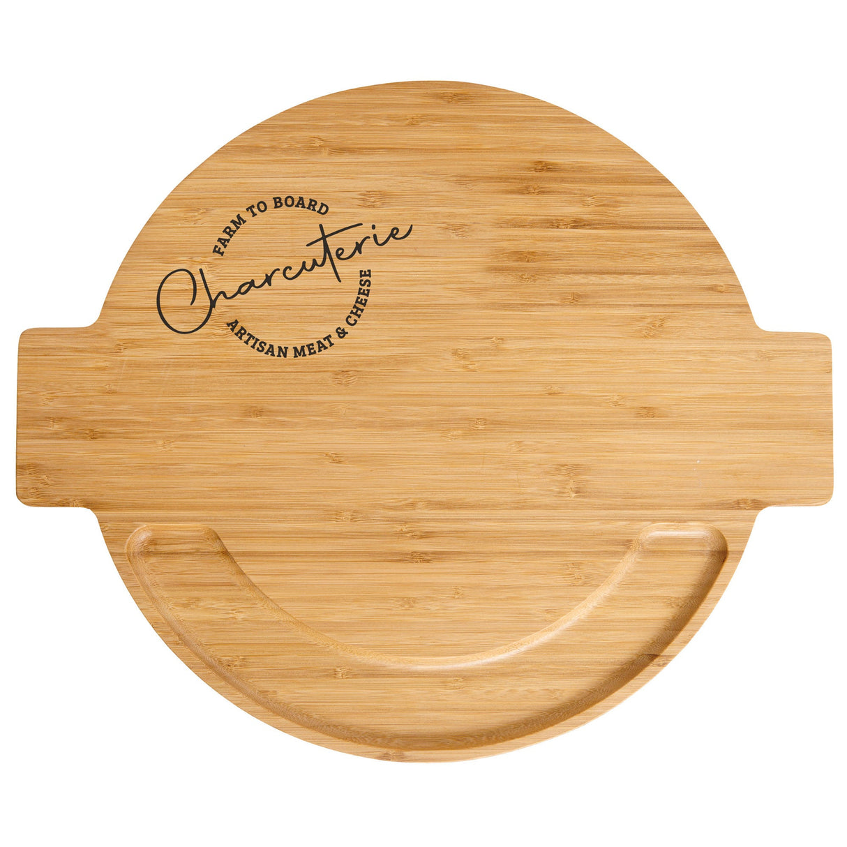 Boards, Charcuterie, 18 x 15 Inch, Bamboo, Round,1 - 1 EACH
