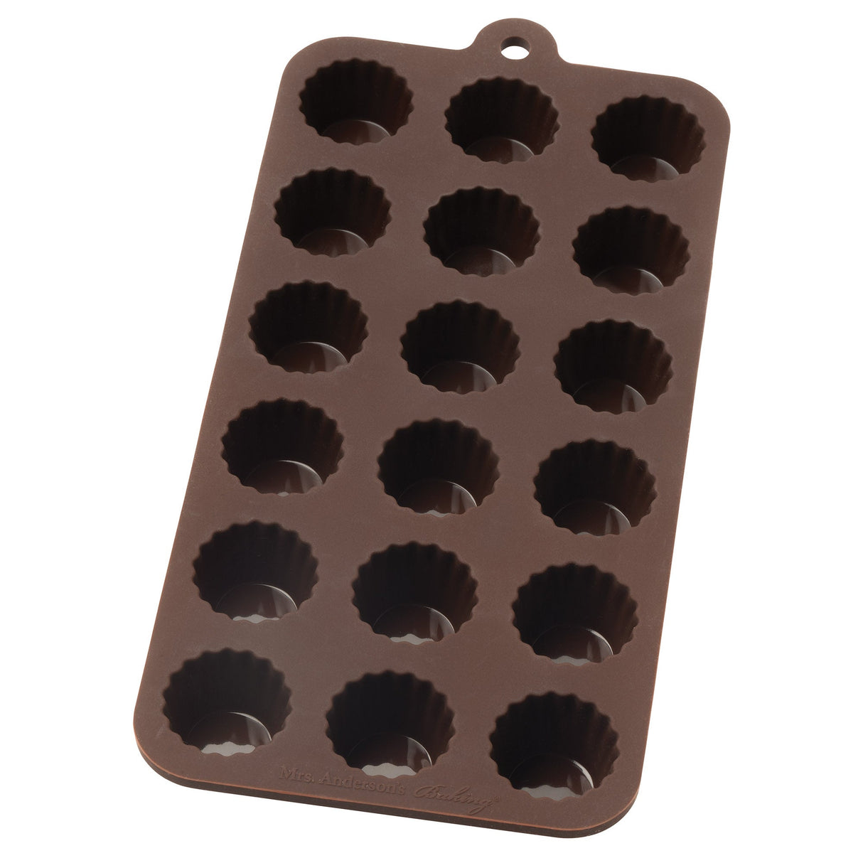 Molds, Chocolate, 18-Compartment, Cordial Cup, Silicone, Temperature Safe -90 to 570 Degrees F,6 - 1 EACH