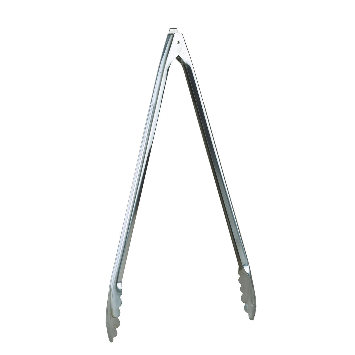 Tongs, Spring, 16 Inch, Stainless Steel, Hinged with Lock,12 - 1 EACH