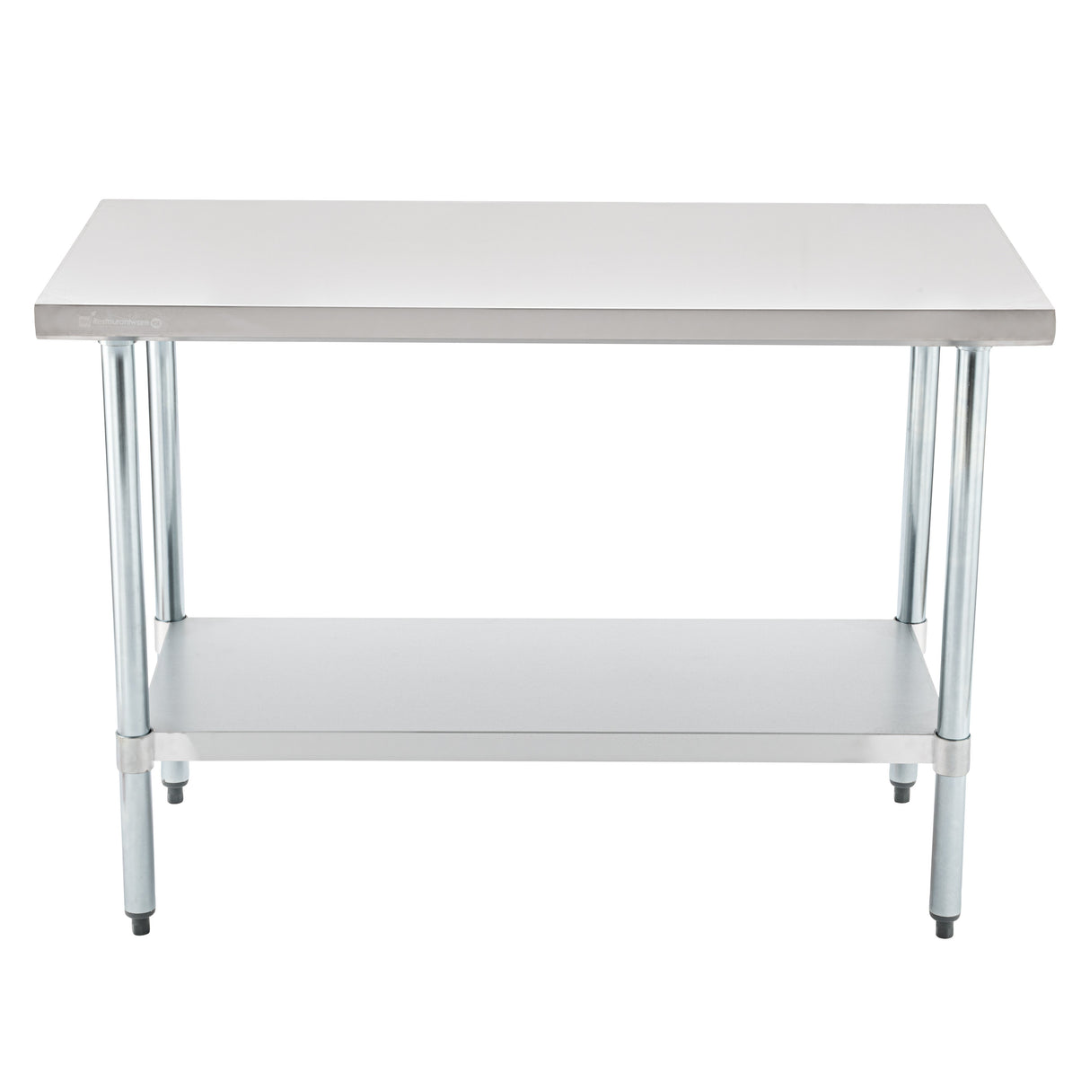 Table, Work, Kitchen Tek 24 x 48 Inch, Stainless Steel, Heavy Duty 18 Gauge, Galvanized Legs, Undershelf,1 - 1 EACH