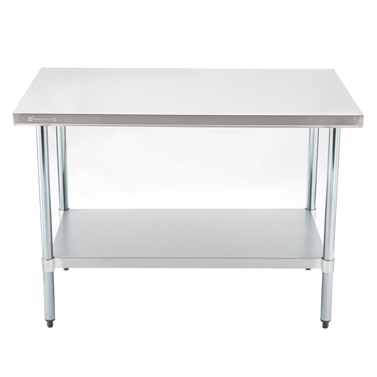 Table, Work, Kitchen Tek 30 x 48 Inch, Stainless Steel, Heavy Duty 18 Gauge, Galvanized Legs, Undershelf,1 - 1 EACH