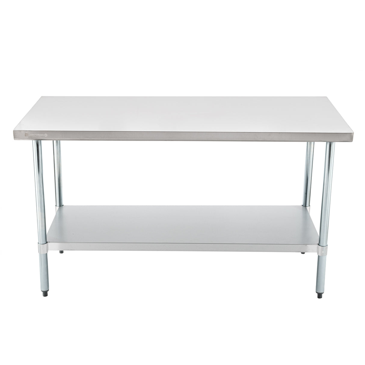 Table, Work, Kitchen Tek 30 x 60 Inch, Stainless Steel, Heavy Duty 18 Gauge, Galvanized Legs, Undershelf,1 - 1 EACH