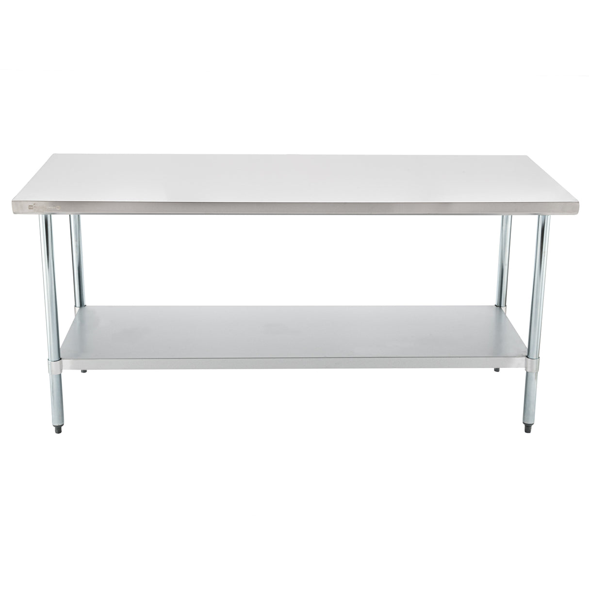 Table, Work, Kitchen Tek 30 x 72 Inch, Stainless Steel, Heavy Duty 18 Gauge, Galvanized Legs, Undershelf,1 - 1 EACH