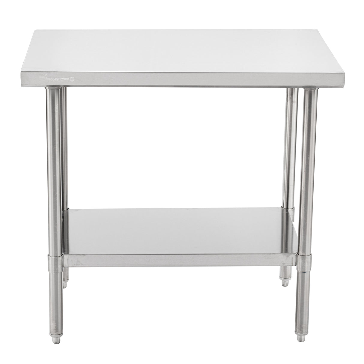 Table, Work, Kitchen Tek 24 x 36 Inch, Stainless Steel, Medium Duty 16 Gauge, Galvanized Legs, Undershelf,1 - 1 EACH