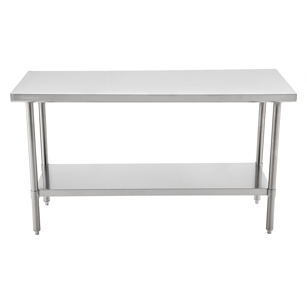 Table, Work, Kitchen Tek 24 x 60 Inch, Stainless Steel, Medium Duty 16 Gauge, Galvanized Legs, Undershelf,1 - 1 EACH