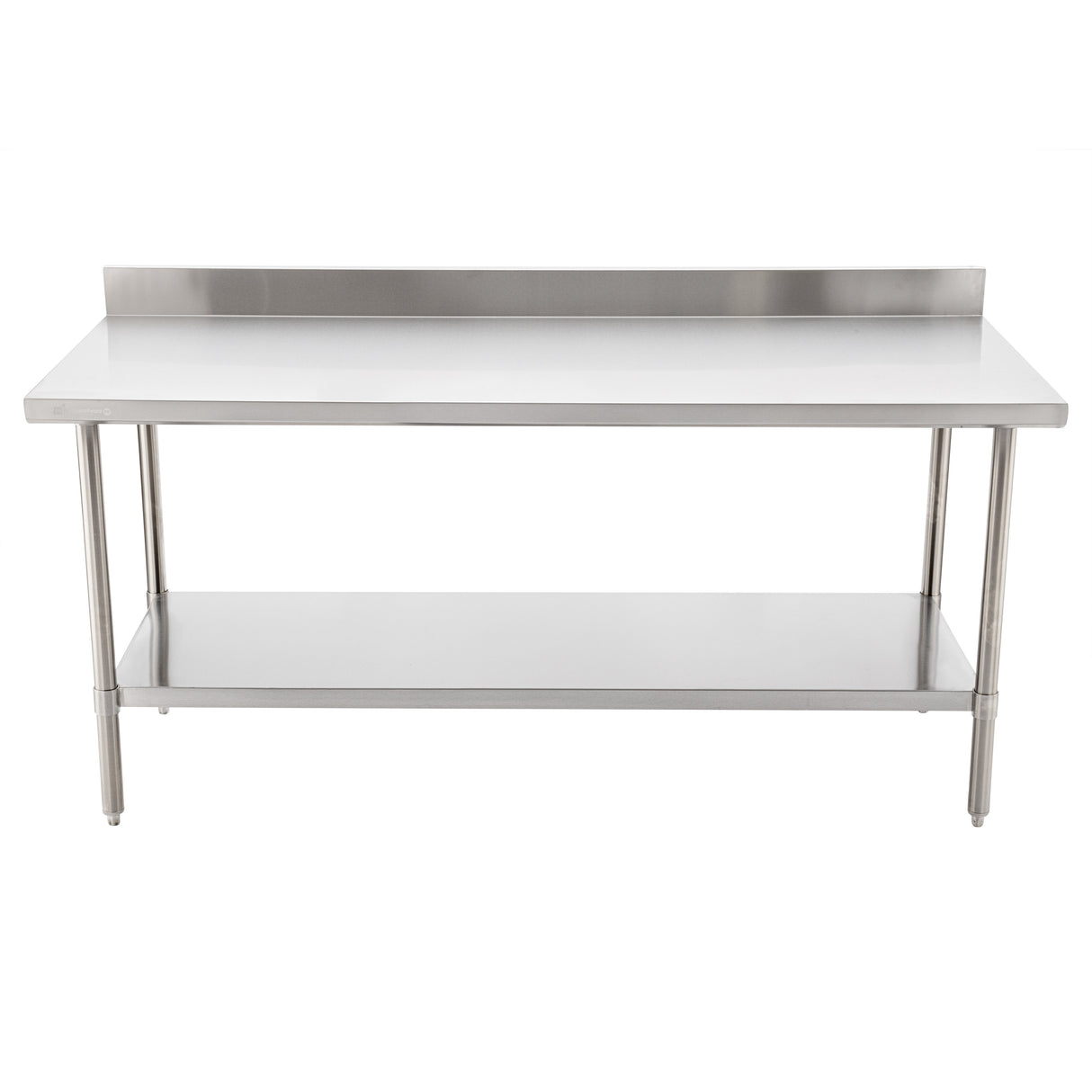 Table, Work, Kitchen Tek 30 x 72 Inch, Stainless Steel, Medium Duty 16 Gauge, 4 Inch Backsplash, Undershelf,1 - 1 EACH