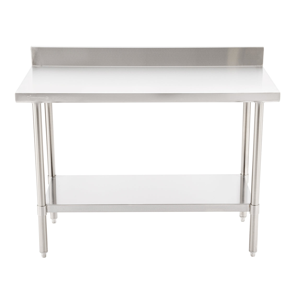 Table, Work, Kitchen Tek 24 x 48 Inch, Stainless Steel, Medium Duty 16 Gauge, 4 Inch Backsplash, Undershelf,1 - 1 EACH