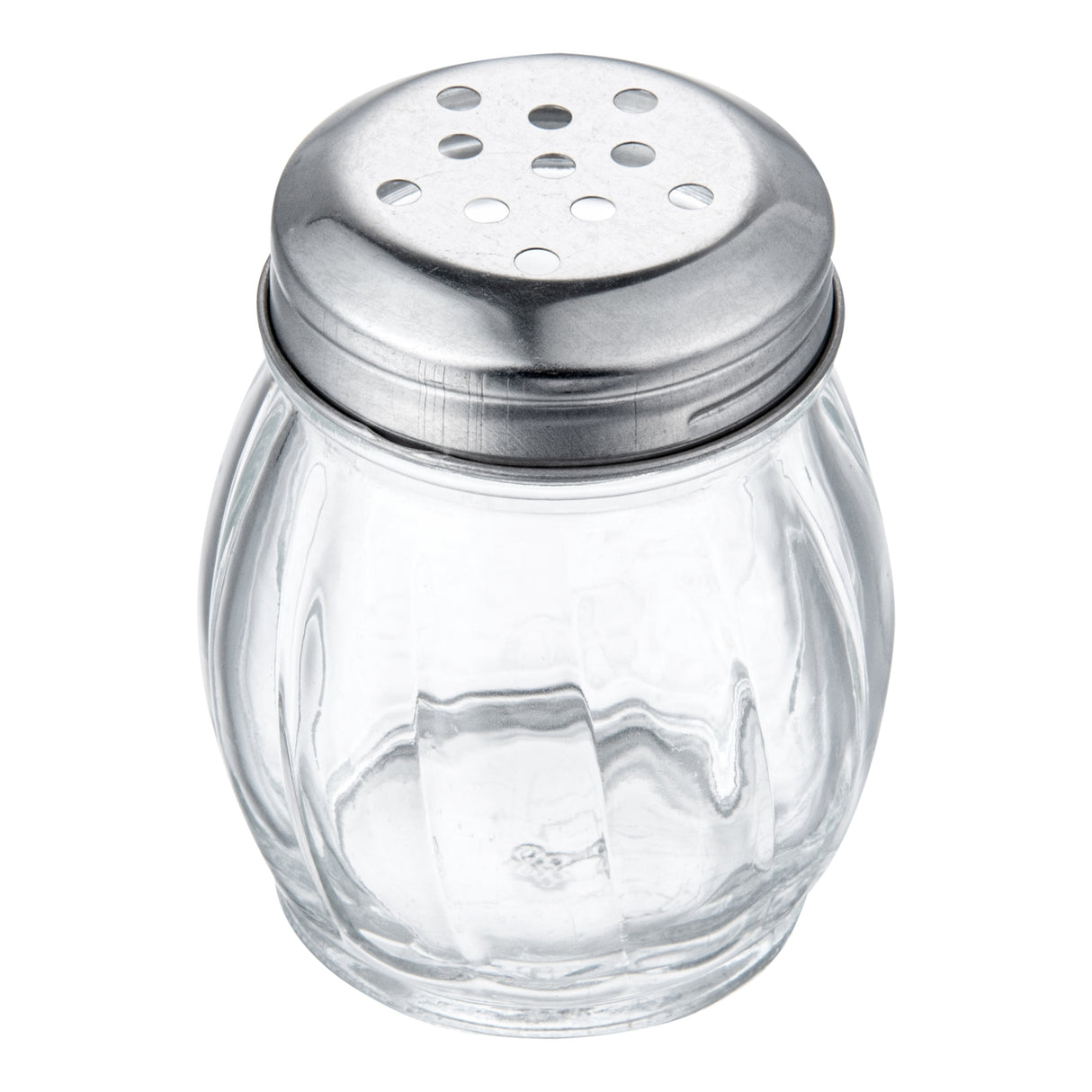 Shaker, Cheese, 6 Ounce, Glass, with Perforated Lid,1 - 1 EACH