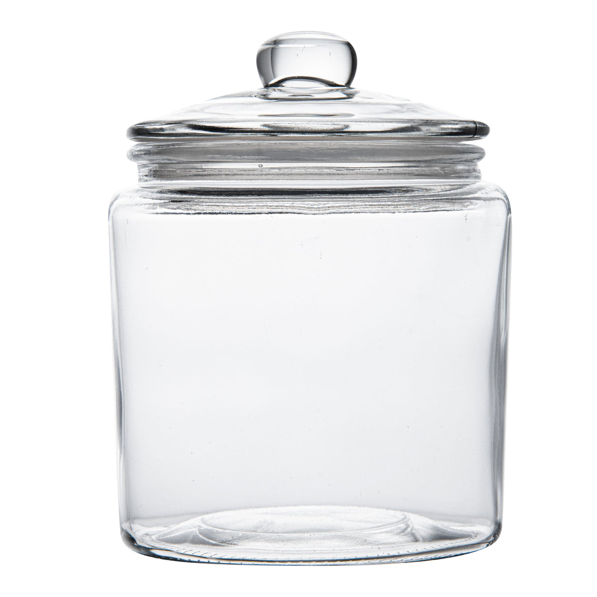 Jar, Storage, Vetri 0.2 Gallon, Glass, with Glass Lid, 4.25 x 4.25 x 6 Inch,1 - 1 EACH