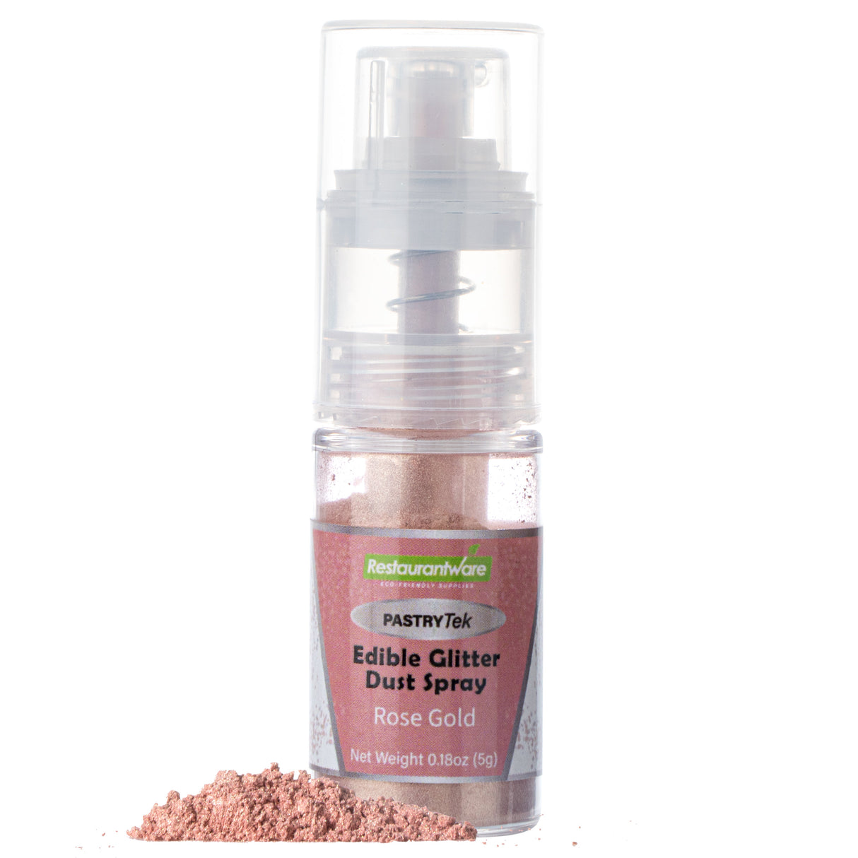 Spray, Edible Glitter Dust, Pastry Tek, Rose Gold,1 - 1 EACH