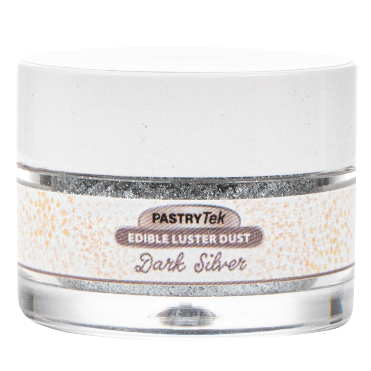 Dusting Powder, Edible, Pastry Tek Luster Dust, Dark Silver,1 - 1 EACH