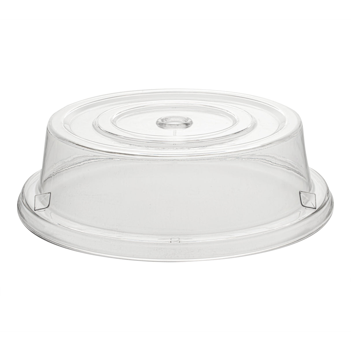 Lid, Dome Plate, 10.25 Inch, Clear, Polycarbonate,1 - 1 EACH