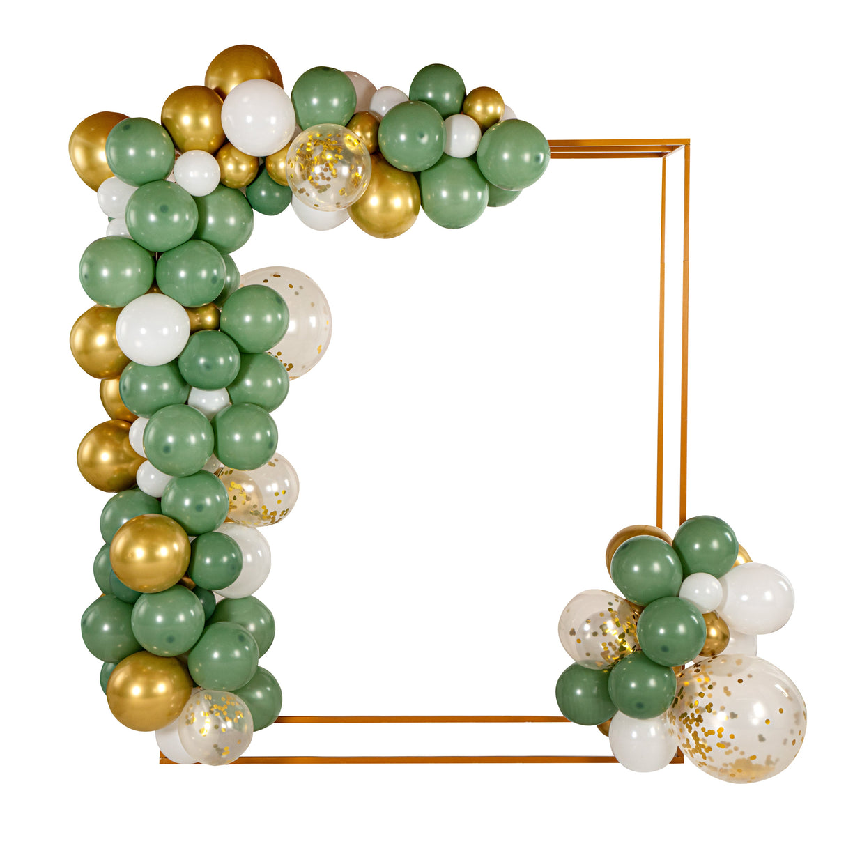 Balloon Kit, Arch & Garland, Balloonify 119 Piece, Green/White/Gold,1 - 1 EACH