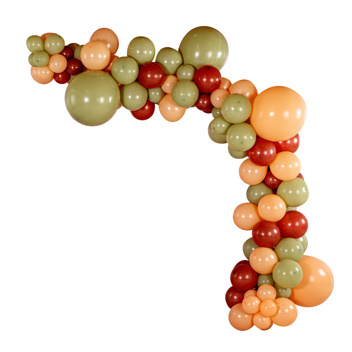 Balloon Kit, Arch & Garland, Balloonify 127 Piece, Brown/Beige/Green,1 - 1 EACH