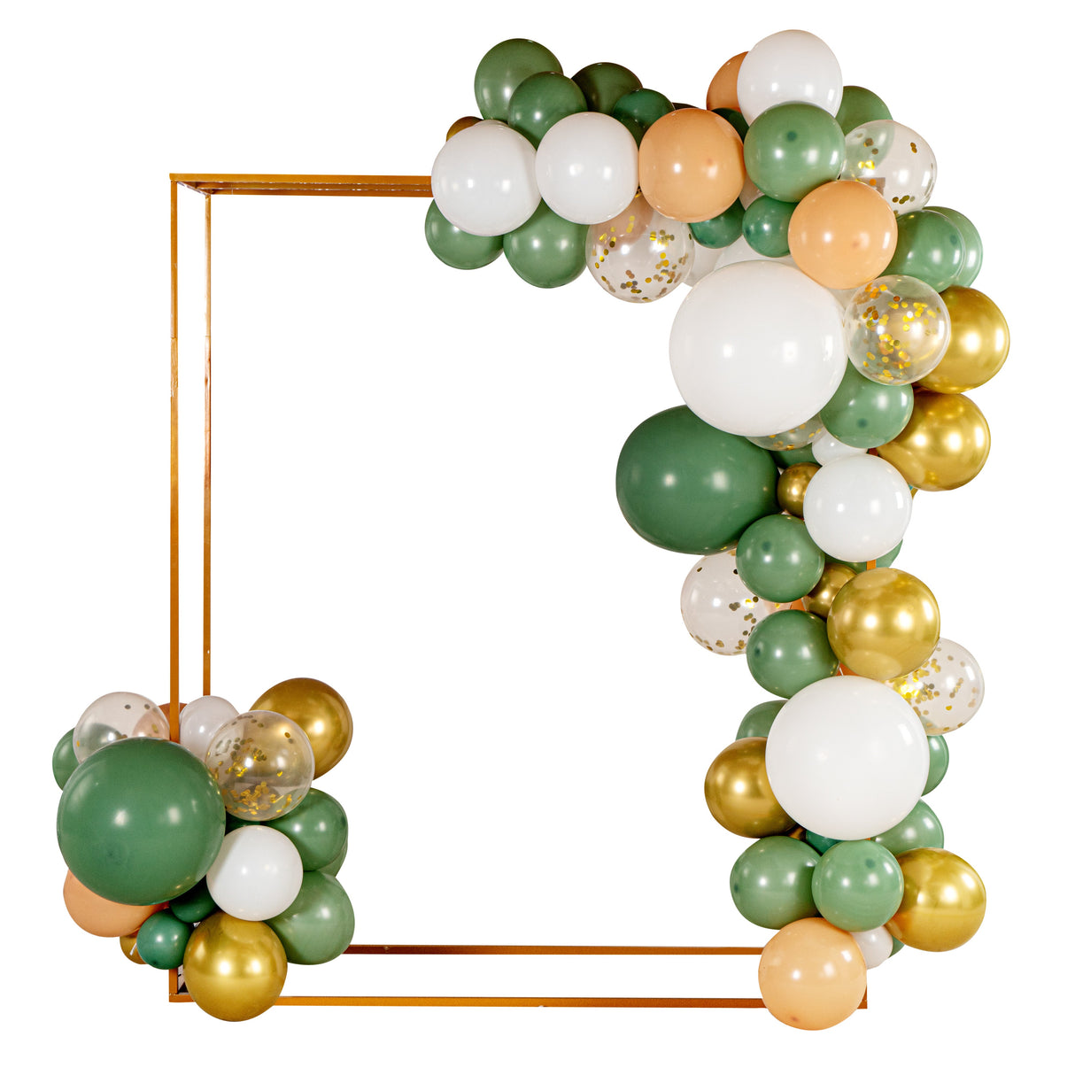 Balloon Kit, Arch & Garland, Balloonify 116 Piece, Green/White/Gold,1 - 1 EACH