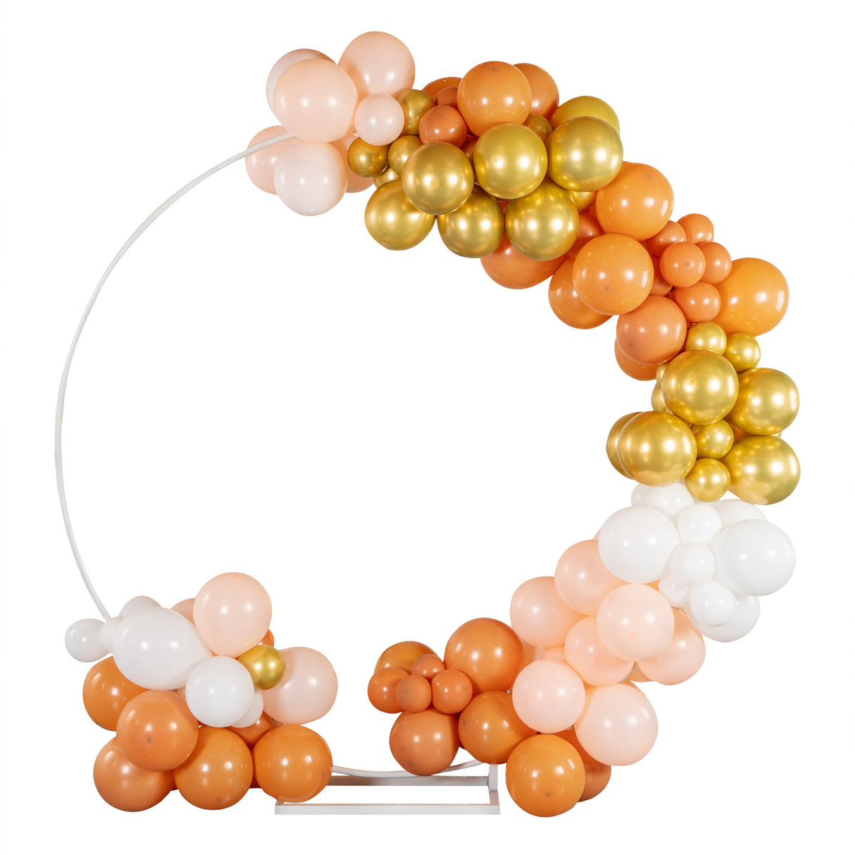 Balloon Kit, Arch & Garland, Balloonify 145 Piece, Brown/White/Gold,1 - 1 EACH