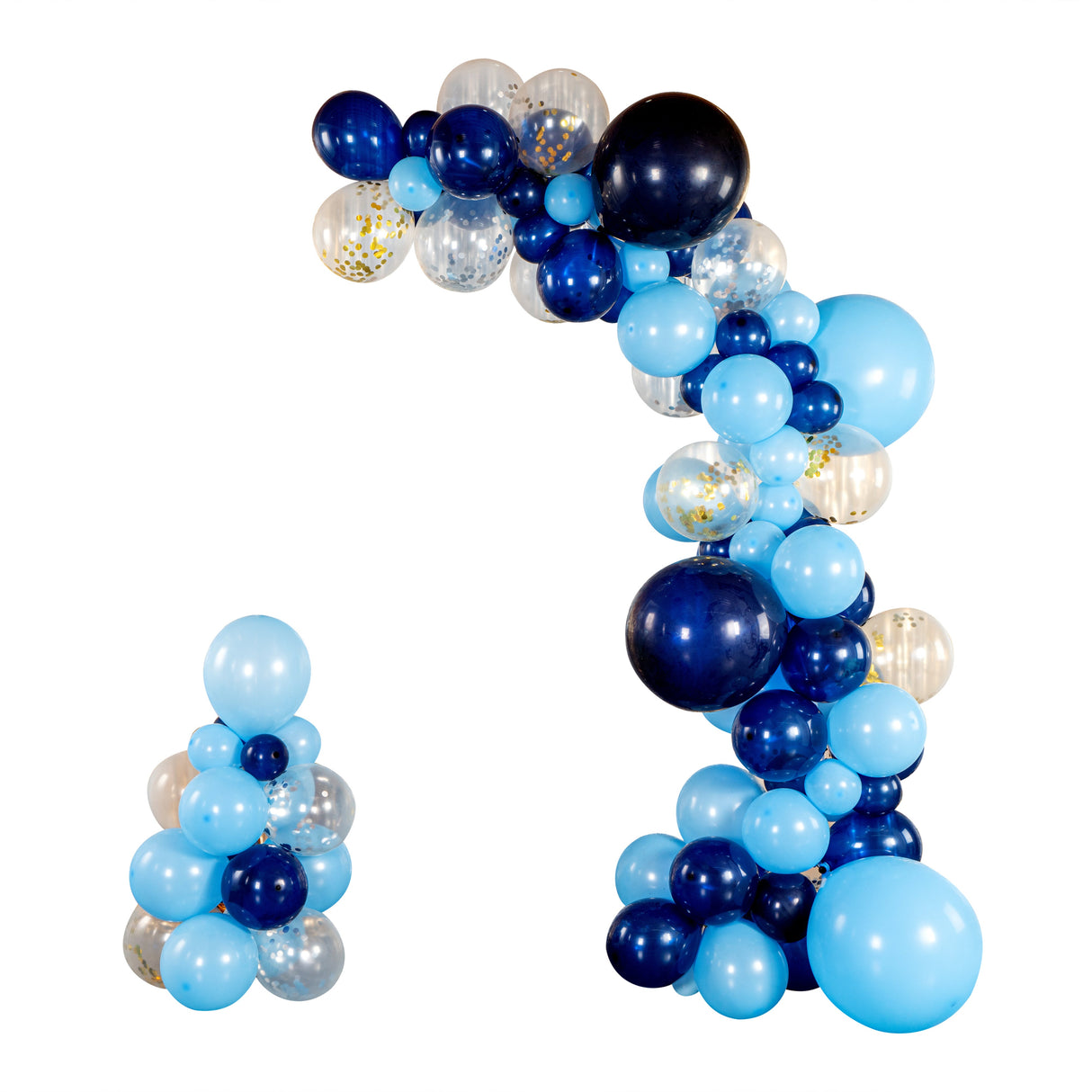 Balloon Kit, Arch & Garland, Balloonify 106 Piece, Navy & Sky Blue,1 - 1 EACH