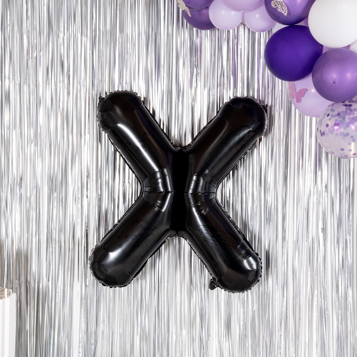 Balloon, Mylar, Balloonify 40 Inch, Letter X, Black,1 - 1 EACH