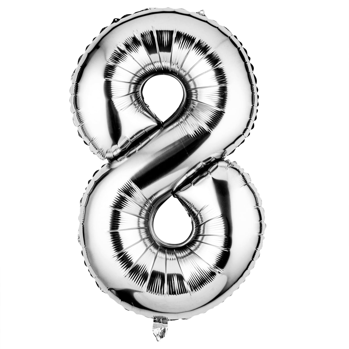 Balloon, Mylar, Balloonify 40 Inch, Number 8, Silver,1 - 1 EACH