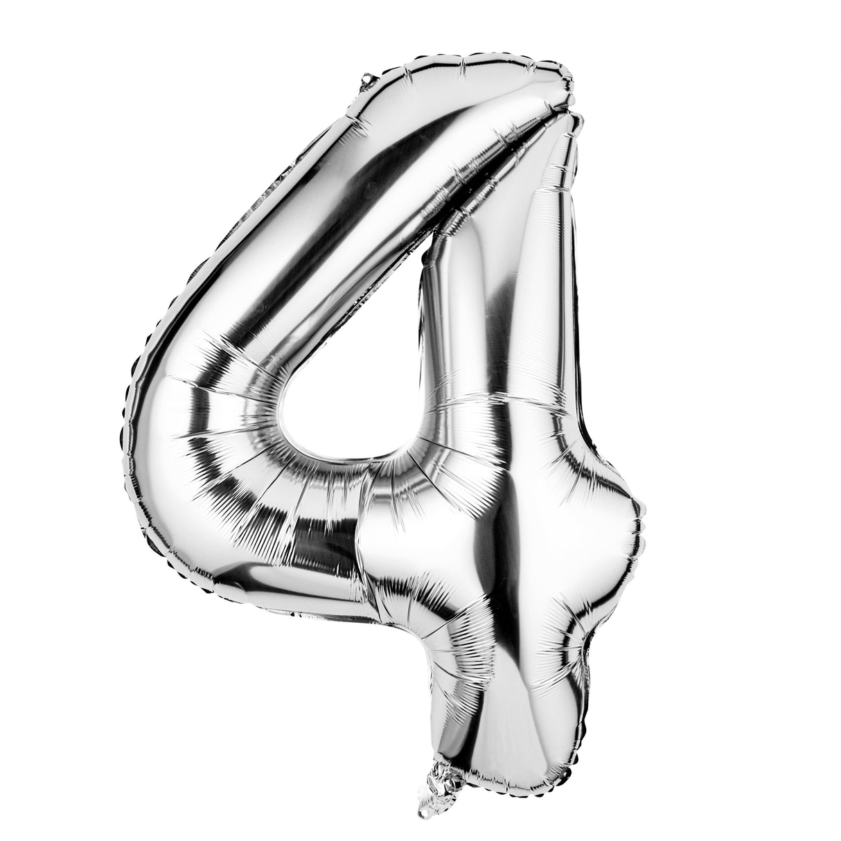 Balloon, Mylar, Balloonify 40 Inch, Number 4, Silver,1 - 1 EACH
