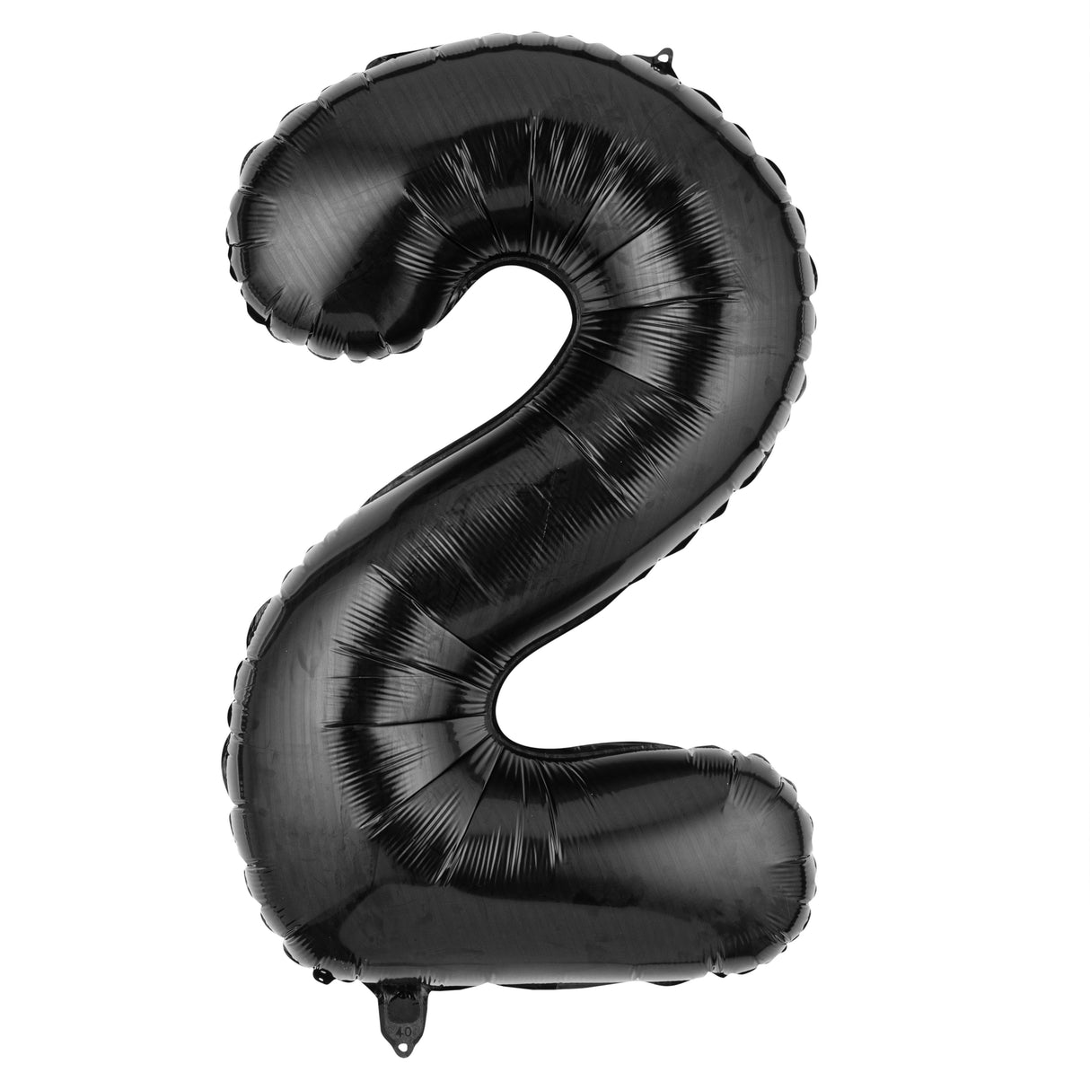 Balloon, Mylar, Balloonify 40 Inch, Number 2, Black,1 - 1 EACH