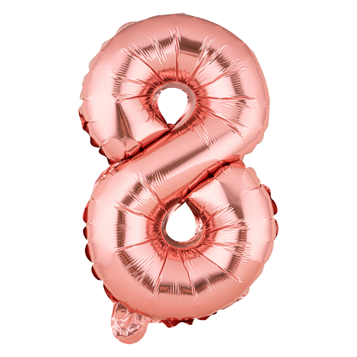 Balloon, Mylar, Balloonify 16 Inch, Number 8, Rose Gold,1 - 1 EACH