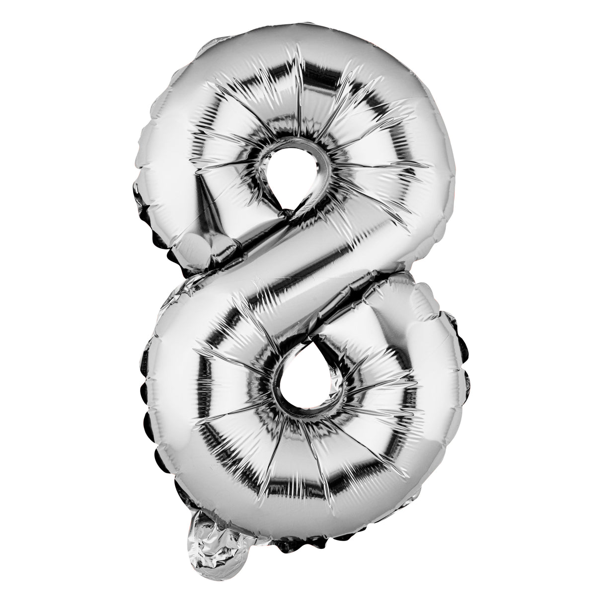 Balloon, Mylar, Balloonify 16 Inch, Number 8, Silver,1 - 1 EACH