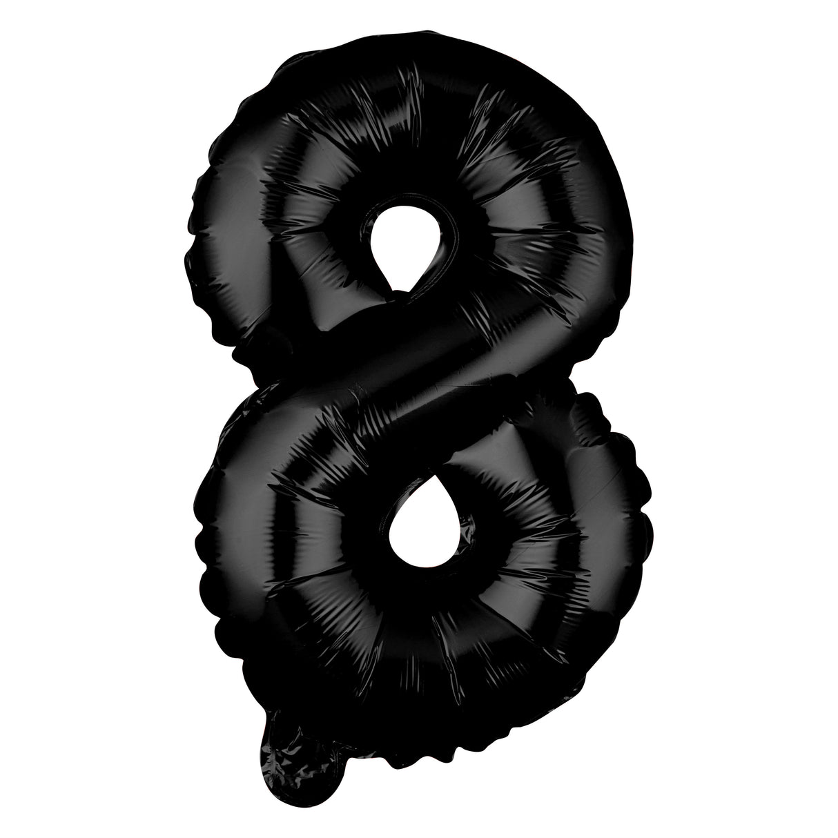 Balloon, Mylar, Balloonify 16 Inch, Number 8, Black,1 - 1 EACH