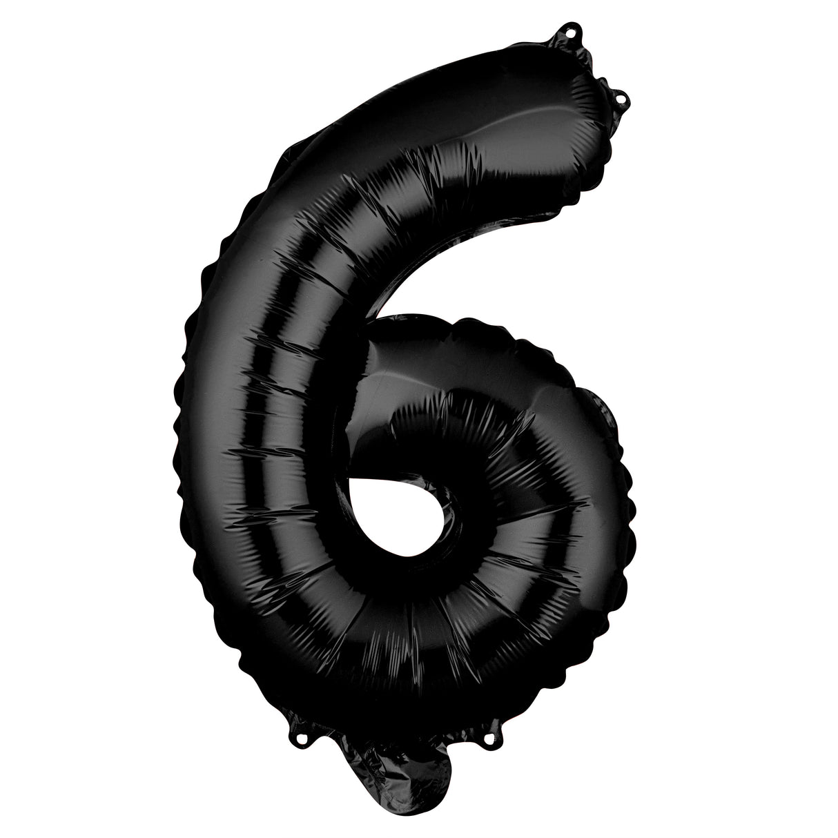 Balloon, Mylar, Balloonify 16 Inch, Number 6, Black,1 - 1 EACH