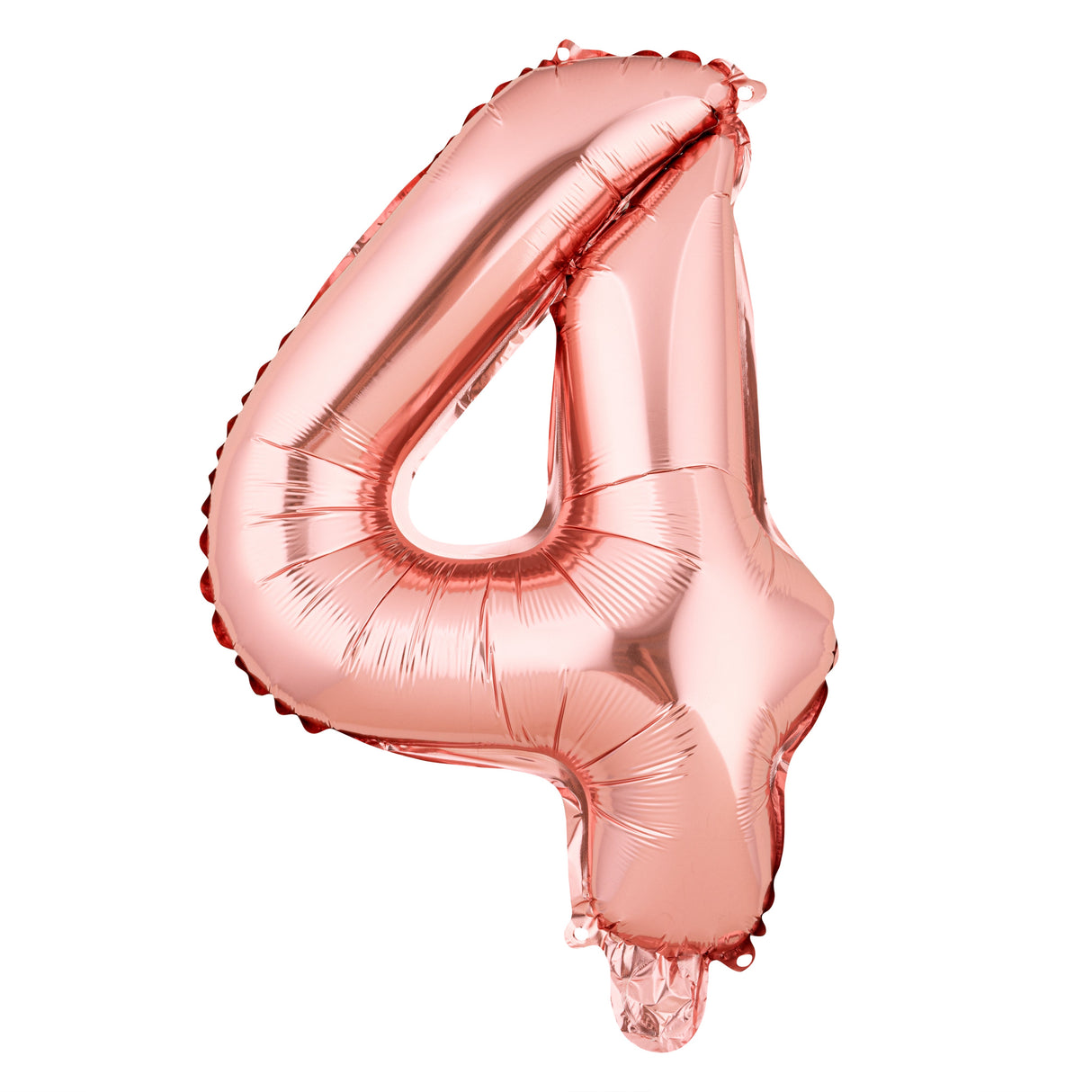 Balloon, Mylar, Balloonify 16 Inch, Number 4, Rose Gold,1 - 1 EACH