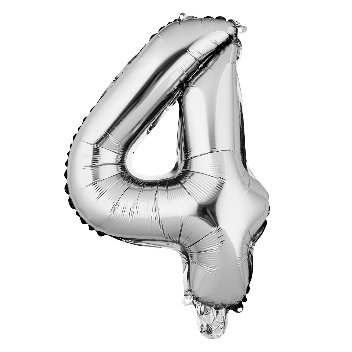 Balloon, Mylar, Balloonify 16 Inch, Number 4, Silver,1 - 1 EACH