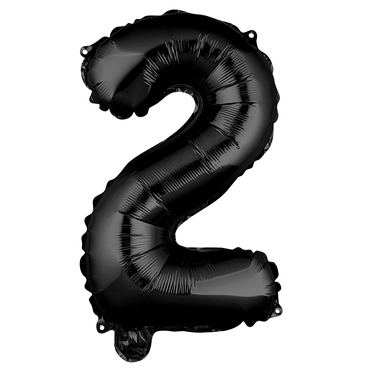 Balloon, Mylar, Balloonify 16 Inch, Number 2, Black,1 - 1 EACH