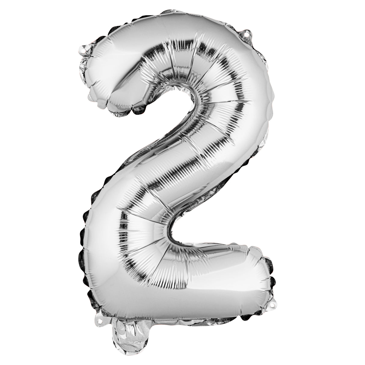 Balloon, Mylar, Balloonify 16 Inch, Number 2, Silver,1 - 1 EACH