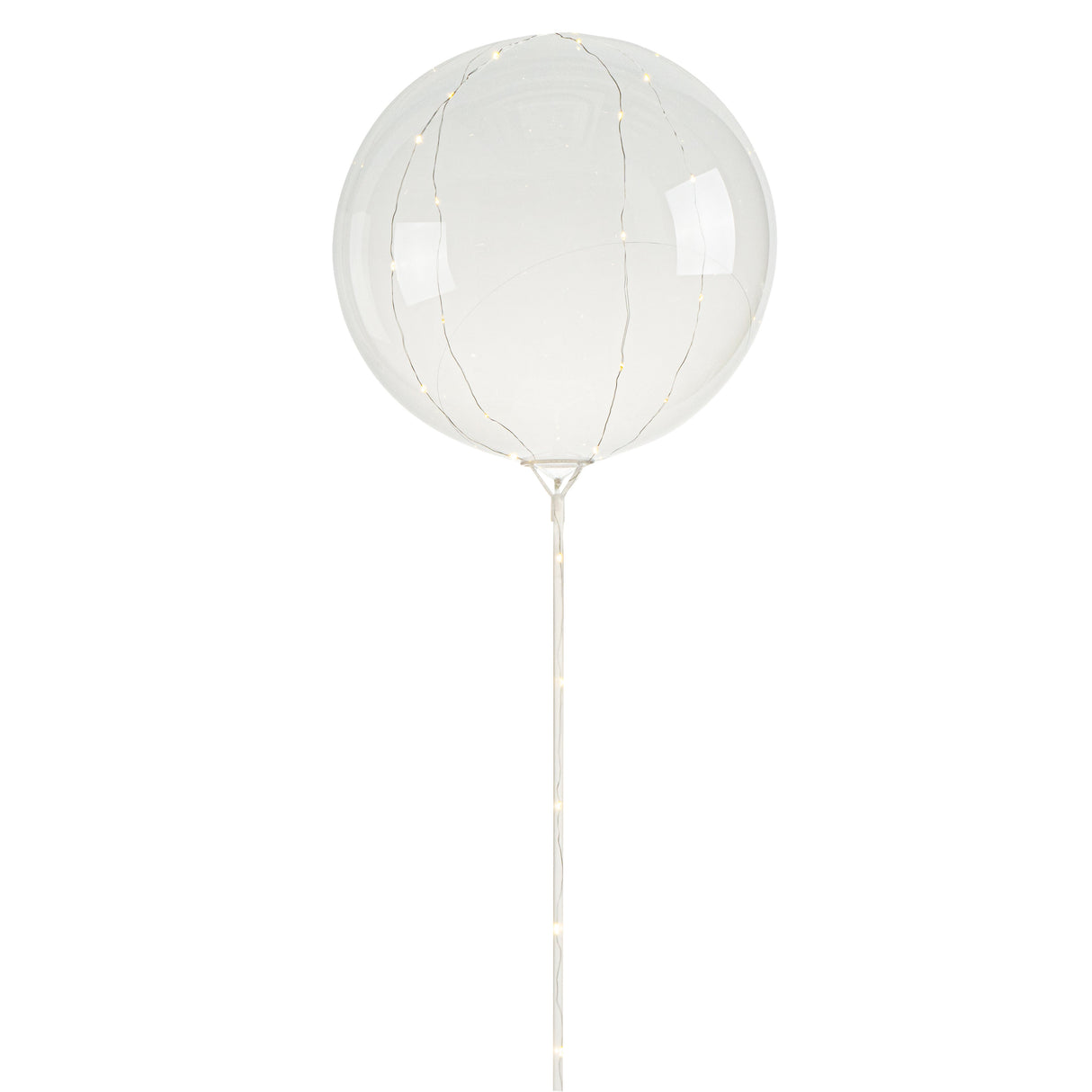 Balloons, Bobo, Balloonify 24 Inch, Clear, with Gold LED String Lights,10 - 1 EACH