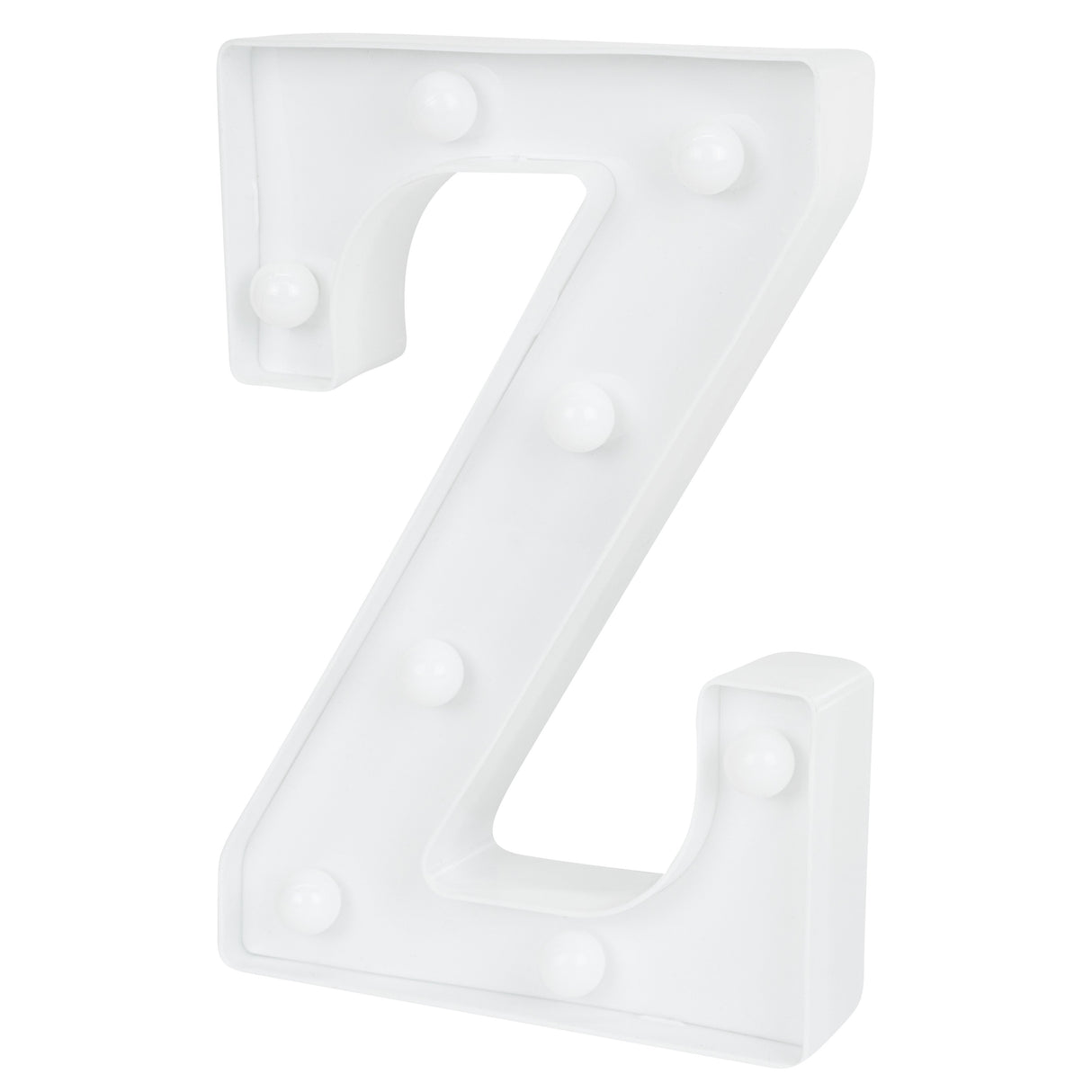 Sign, LED Marquee, 8.75 Inch, Letter Z, White,1 - 1 EACH