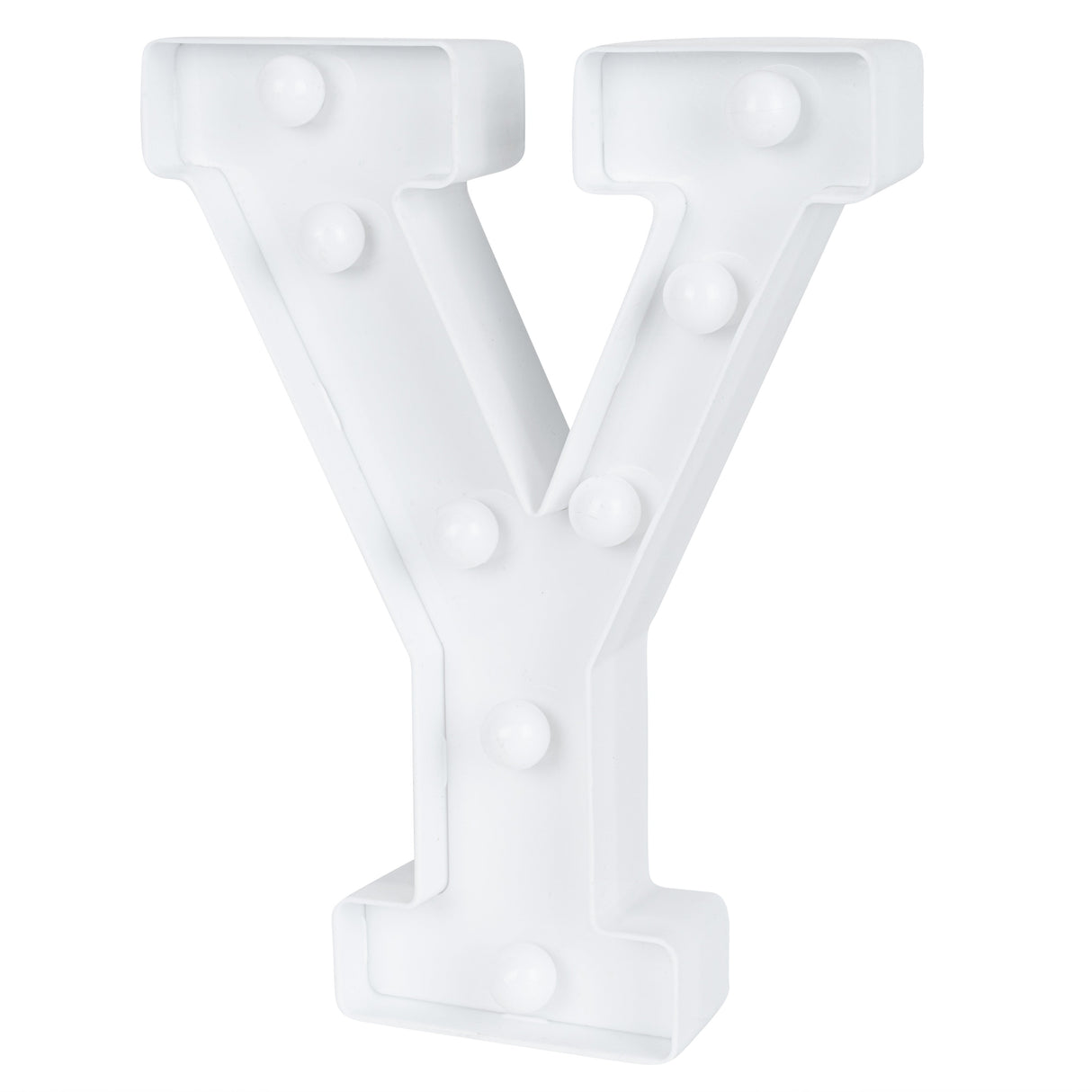 Sign, LED Marquee, 8.75 Inch, Letter Y, White,1 - 1 EACH