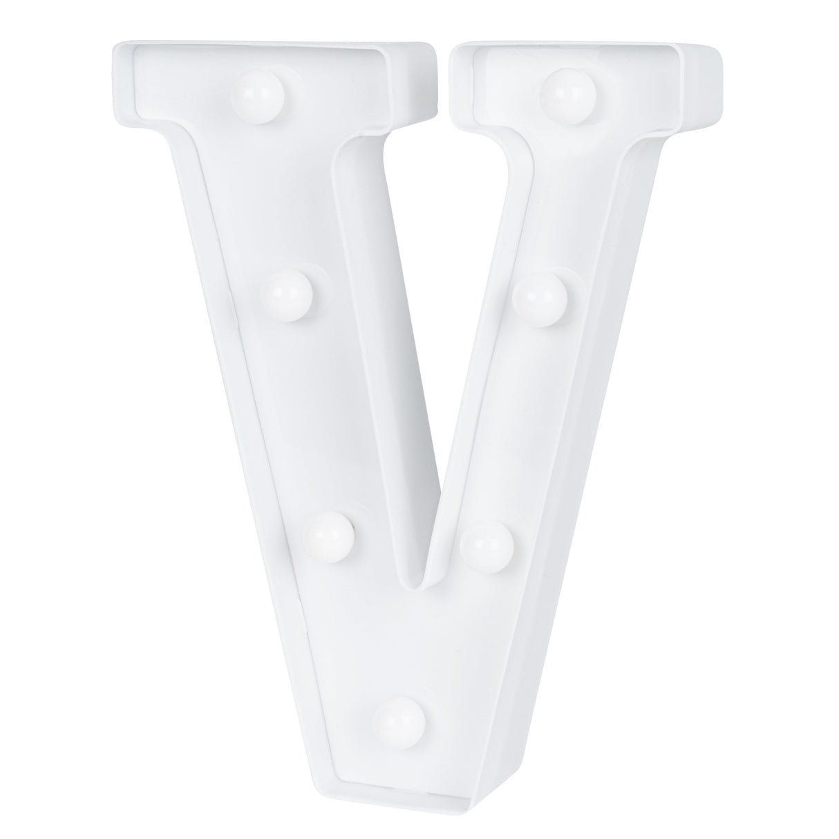 Sign, LED Marquee, 8.75 Inch, Letter V, White,1 - 1 EACH