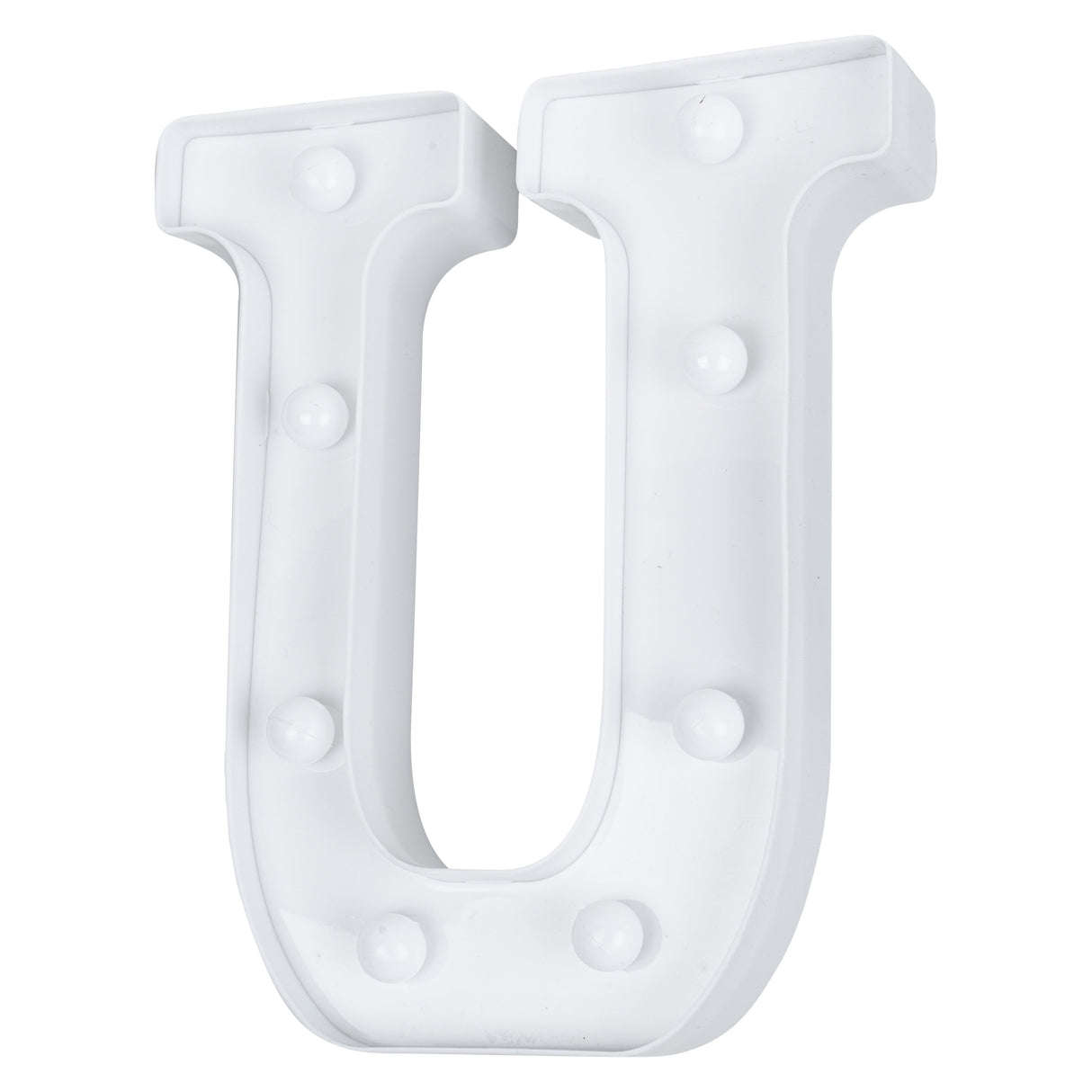 Sign, LED Marquee, 8.75 Inch, Letter U, White,1 - 1 EACH