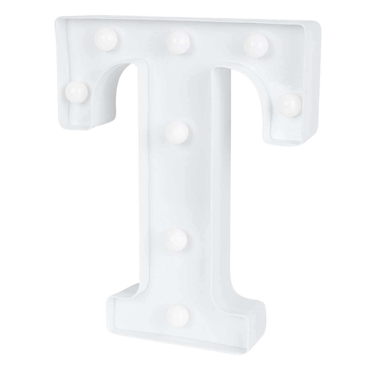 Sign, LED Marquee, 8.75 Inch, Letter T, White,1 - 1 EACH