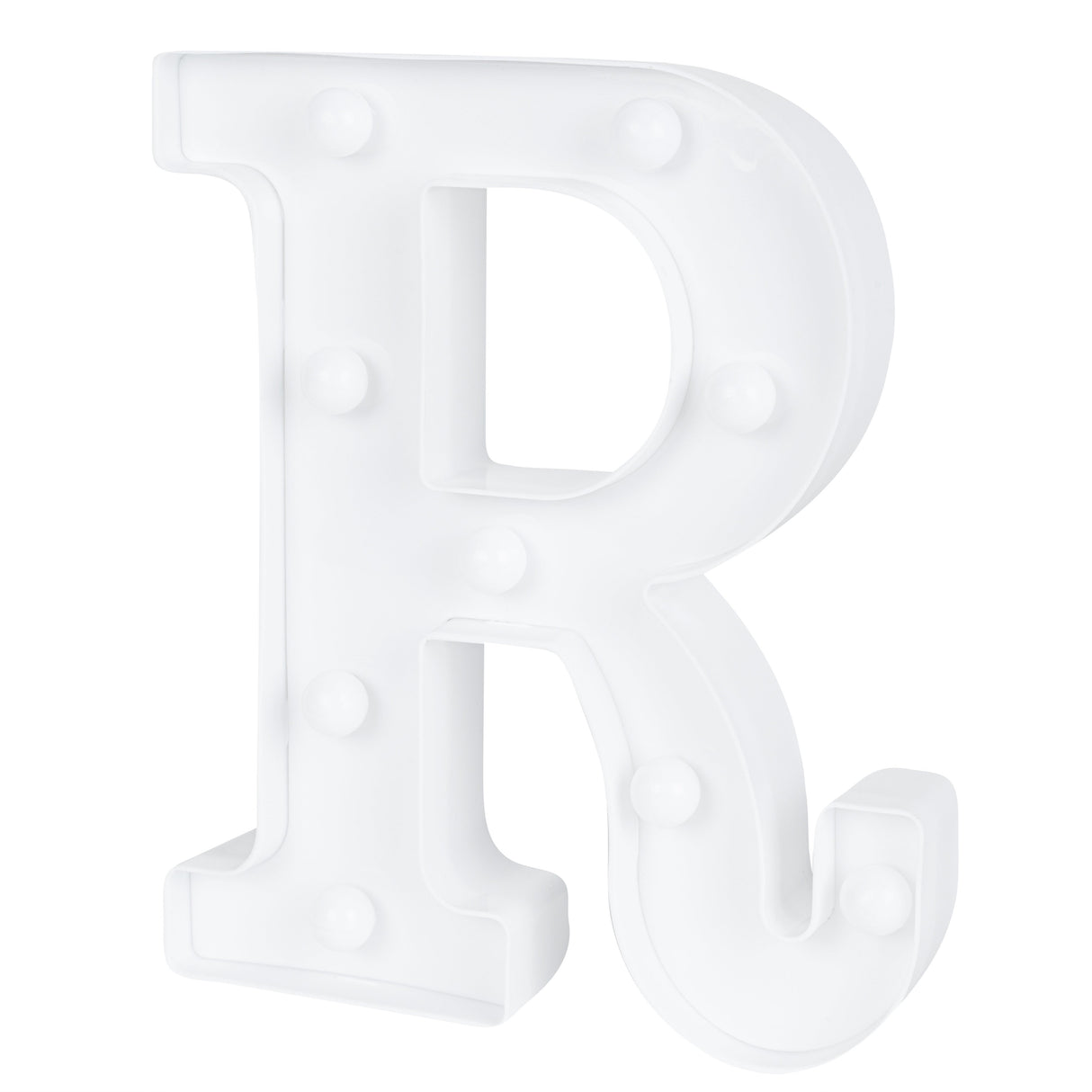 Sign, LED Marquee, 8.75 Inch, Letter R, White,1 - 1 EACH