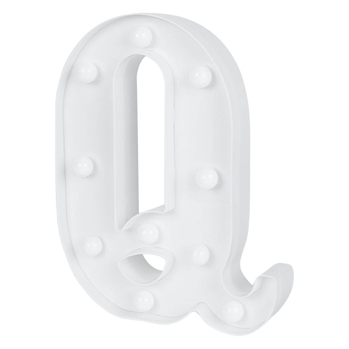 Sign, LED Marquee, 8.75 Inch, Letter Q, White,1 - 1 EACH