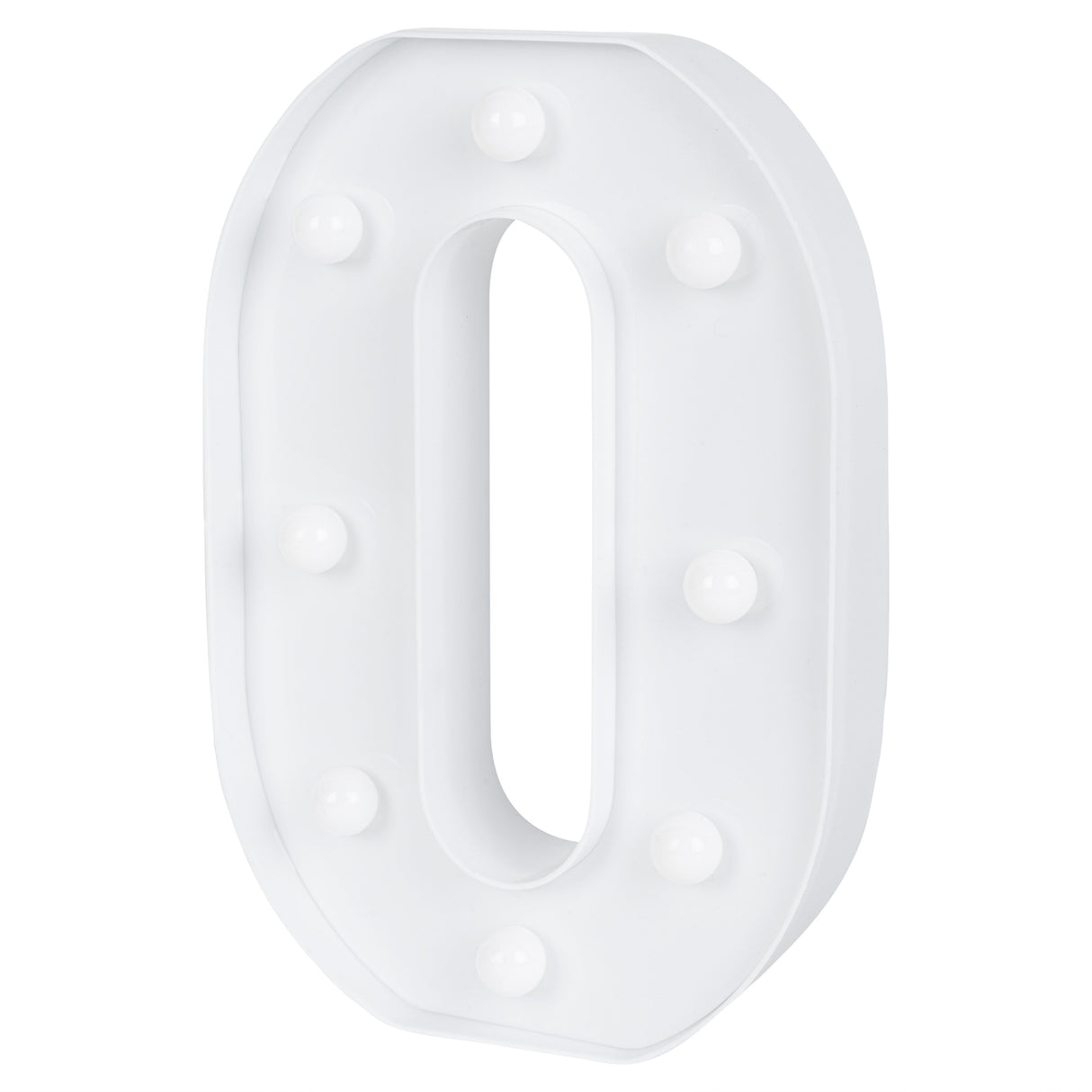 Sign, LED Marquee, 8.75 Inch, Letter O, White,1 - 1 EACH