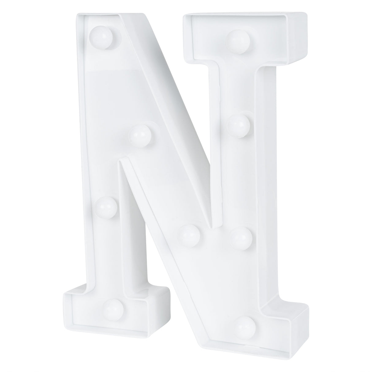 Sign, LED Marquee, 8.75 Inch, Letter N, White,1 - 1 EACH