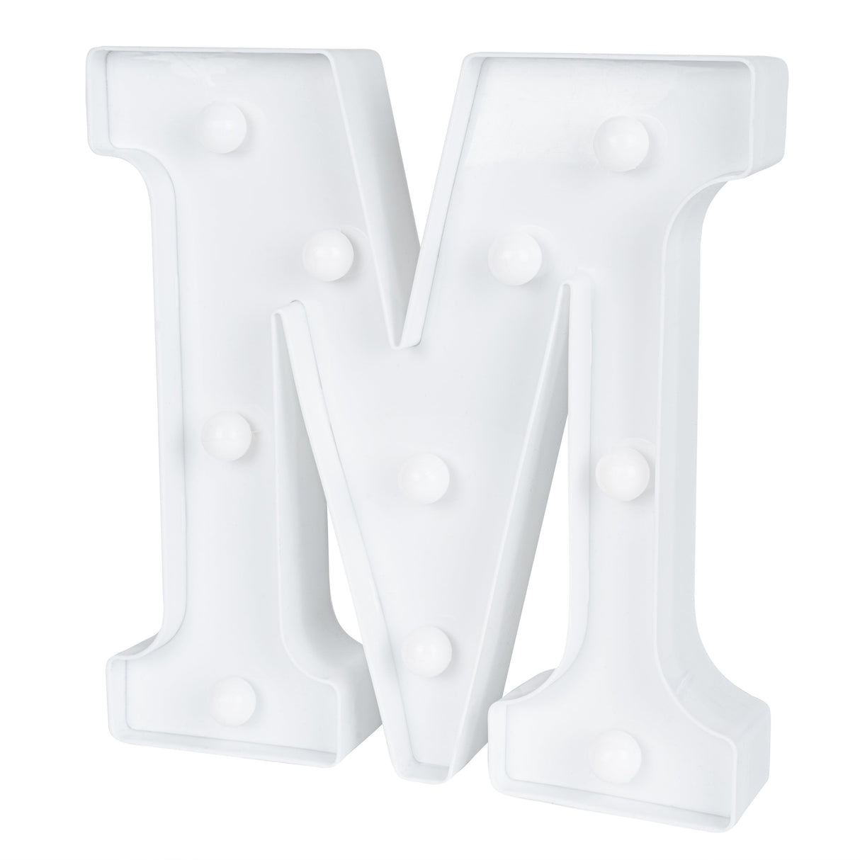Sign, LED Marquee, 8.75 Inch, Letter M, White,1 - 1 EACH